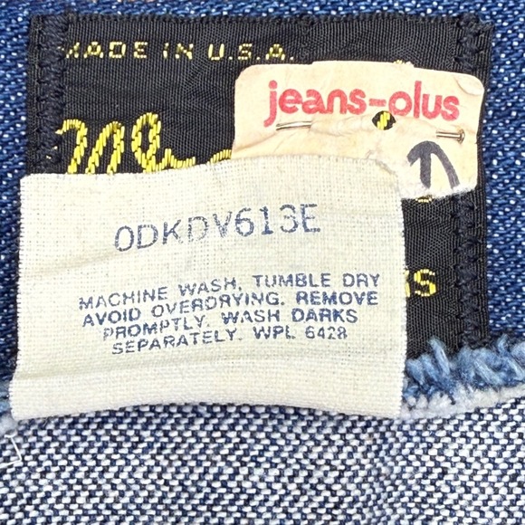 Vintage Wrangler Denim Vest New With Tags No Fault Denim Made USA Size M - Picture 4 of 8